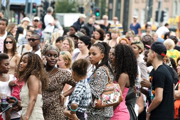 Publikum til We Love African Music 31. juli på Københavns Rådhusplads Foto: Jacob Crawfurd