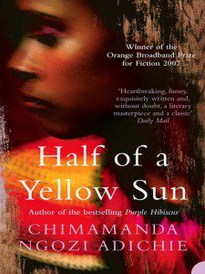 Forsiden på romanen, Half of a Yellow Sun.