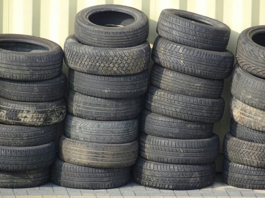 old-used-tires